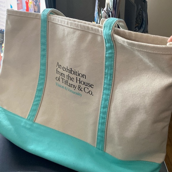 Tiffany & Co Vision & Virtuosity Canvas Tote - Picture 1 of 5